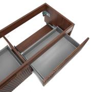 Koupelnová skříňka s deskou z umělého kamene SAT Evolution 118x30x44,8 cm ořech mat SATEVO120NATK. obr. 5 