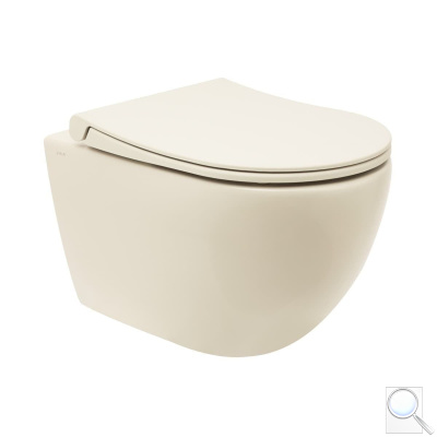 WC se sedátkem softclose závěsné VitrA S60 taupe mat zadní odpad 7510-020-6319. obr. 1