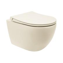 WC se sedátkem softclose závěsné VitrA S60 taupe mat zadní odpad 7510-020-6319