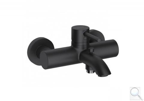 Vanová baterie Kludi Bozz bez sprchového setu 150 mm černá mat 386913976 obr. 1