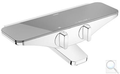 Vanová baterie Hansa Emotion bez sprchového setu 150 mm chrom/šedá 5864217184. 