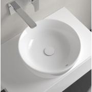Umyvadlo na desku Villeroy & Boch Architectura průměr 450 mm, s přepadem, alpská bílá 5A254501. obr. 2&nbsp;