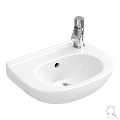 Umývátko Villeroy & Boch O.Novo 36x27,5 cm dva otvory pro baterii 53603601. 
