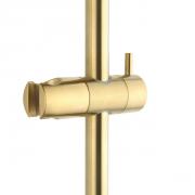 Sprchová tyč SAT DARK na stěnu broušené zlato SATBSSTDABZ (obr. 3)