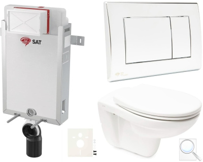 Závěsný WC set k zazdění Vitra Normus SIKOSZNOR21. obr. 1