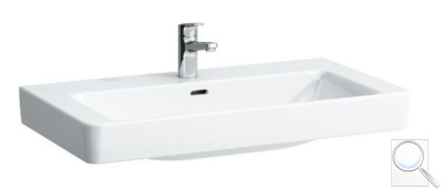 Nábytkové umyvadlo Laufen Pro S 85x46 cm otvor pro baterii uprostřed H8139654001041. obr. 1
