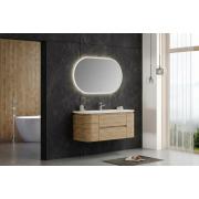 Koupelnová skříňka s umyvadlem Naturel Shelley 119x50x45 cm dub mat SHELLEY120OAK. &nbsp;(2)