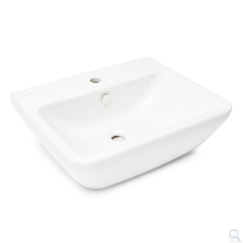 Umyvadlo Vitra Integra 55x45 cm otvor pro baterii uprostřed bílá lesk 7049-003-0001. obr. 1