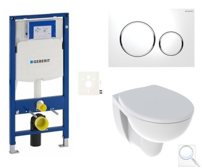 Závěsný WC set do lehkých stěn / předstěnová KOLO Rekord SIKOGES4K7. obr. 1