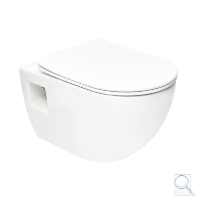 WC závěsné SAT Project bílá/lesk včetně sedátka softclose, zadní odpad SATWCPRO010RREXP. obr. 1