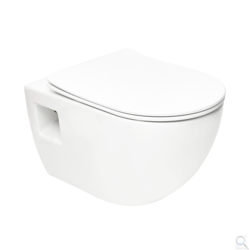 WC závěsné SAT Project bílá/lesk včetně sedátka softclose, zadní odpad SATWCPRO010RREXP. obr. 1