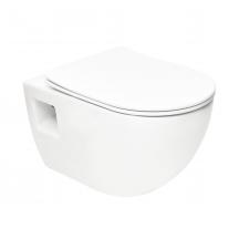 WC závěsné SAT Project bílá/lesk včetně sedátka softclose, zadní odpad SATWCPRO010RREXP