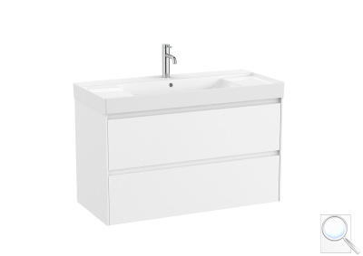 Koupelnová skříňka s umyvadlem Roca ONA 100x64,5x46 cm bílá mat ONA1002ZBM. obr. 1