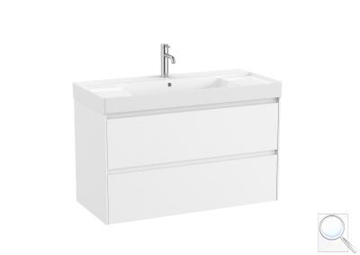 Koupelnová skříňka s umyvadlem Roca ONA 100x64,5x46 cm bílá mat ONA1002ZBM obr. 1