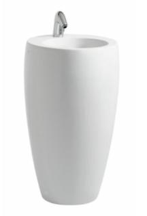 Volně stojící umyvadlo Laufen Alessi One 53x53 cm bez otvoru pro baterii H8119724001091