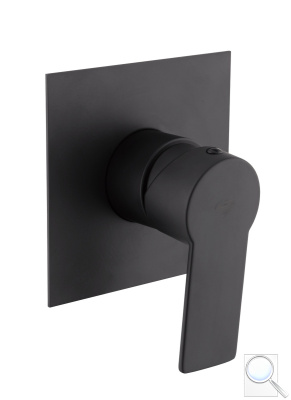 Sprchová baterie SAT B-Way včetně podomítkového tělesa černá matná SATBSBW210. obr. 1