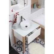 Umyvadlo na desku Triomini Slim 40x40 cm bez přepadu SLM4040. obr. 5