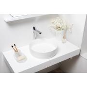 Umyvadlo na desku SAT Infinitio 39x39 cm mat bez otvoru pro baterii SATINF3939M. obr. 6