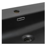 Nábytkové umyvadlo SAT Fusion 100,6x46 cm černá matná otvor pro baterii uprostřed SATFUS10046BKM. obr. 4