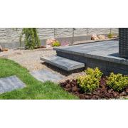 Venkovní betonová dlažba CSB LEGANTO. Povrch hladký - barva COLORMIX NOARBLANC