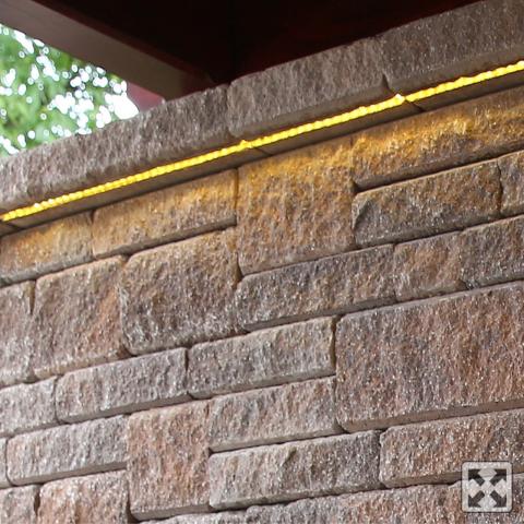 CS BETON - Venkovní osvětlení - OBRÁZEK č. 6 - Schované LED venkovní osvětlení