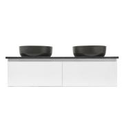Koupelnová skříňka s žulovou deskou SAT Evolution 118x30x44,8 cm bílá mat SATEVO120WMZ. obr. 3 