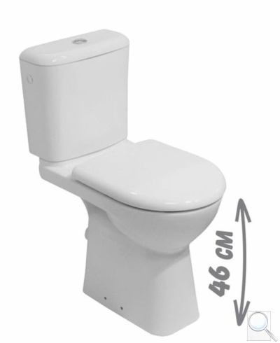 WC kombi, pouze mísa Jika Deep zadní odpad H8236180000001. obr. 1