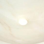 Umyvadlo na desku SAT Purity 43x43 cm bílý mramor bez otvoru pro baterii, bez přepadu SATPURWH. obr. 5&nbsp;