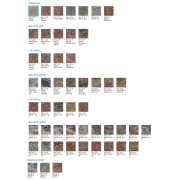 Tvarovka oboustranně štípaná dělitelná - plotová. Barvy KB 7-21 B Grind