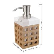 Dávkovač mýdla Optima Libra bílá/bambus LIB99. obr. 2