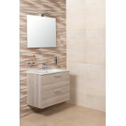 Koupelnová sestava s umyvadlem zrcadlem a osvětlením Vitra Mia 59x61x39,5 cm cordoba MIASET60C. obr. 2&nbsp;