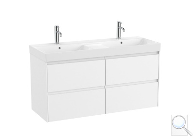 Koupelnová skříňka s umyvadlem Roca ONA 120x64,5x46 cm bílá mat ONA1202ZBM. obr. 1
