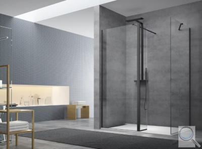 Sprchová zástěna Walk-in 100x90 cm SAT SATBWI10090PRCROZC. obr. 1
