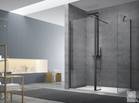 Sprchová zástěna Walk-in 100x90 cm SAT SATBWI10090PRCROZC. obr. 1