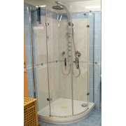 Sprchová vanička čtvrtkruhová SAT Limnew 80x80, 90x90, 100x100 cm litý mramor. obr. 4 