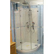 Sprchová vanička čtvrtkruhová SAT Limnew 80x80, 90x90, 100x100 cm litý mramor (obr. 4)