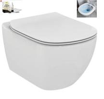 WC s prkénkem softclose závěsné Ideal Standard Testra zadní odpad SIKOSIST3503
