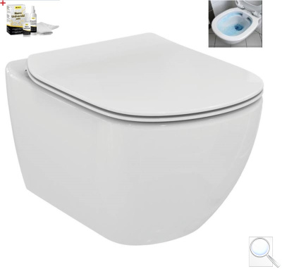 WC s prkénkem softclose závěsné Ideal Standard Testra zadní odpad SIKOSIST3503. obr. 1