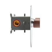 Sprchová baterie SAT Fusion včetně podomítkového tělesa tmavé dřevo SATBSFU210DT. obr. 3&nbsp;