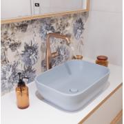 Umyvadlo na desku SAT Infinitio 45,5x32,5 cm tmavě modrá mat bez přepadu SATINF4532DBLM. obr. 7&nbsp;