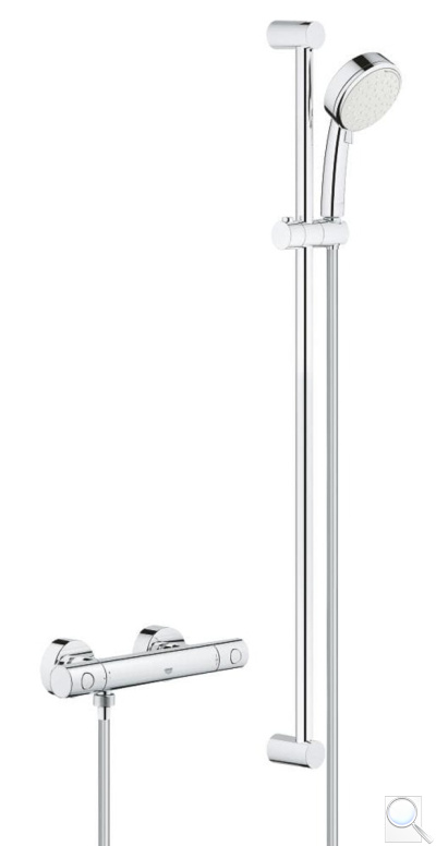 Sprchová baterie Grohe Grohtherm 800 se sprchovým setem 150 mm chrom 34769000. obr. 1