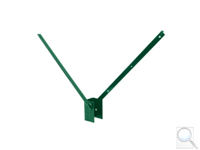 Bavolet Zn + PVC 60x40 mm, oboustranný V. 