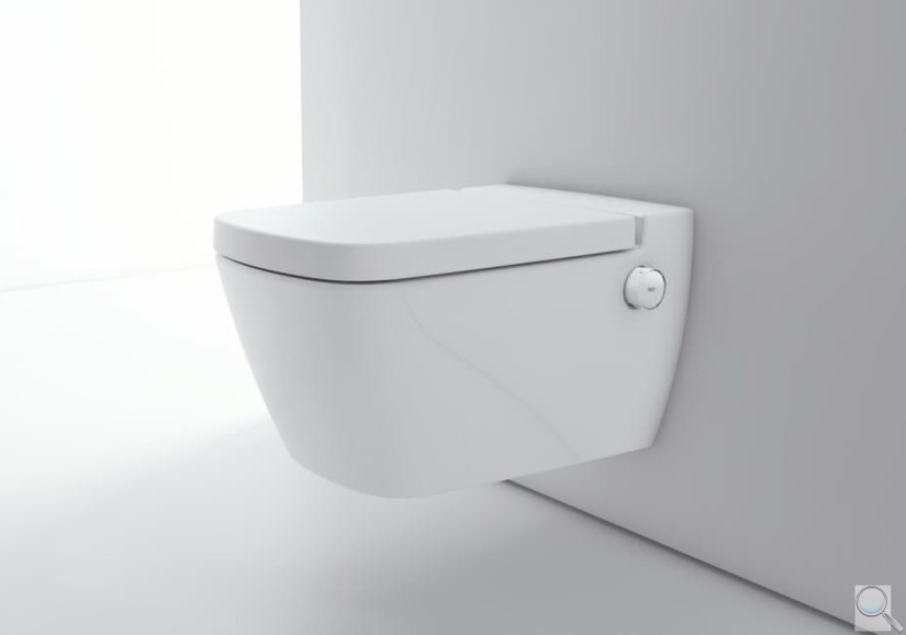 WC s bidetem závěsné Tece TECEone včetně sedátka TECEONESET. obr. 1
