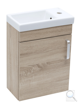 Koupelnová skříňka s umyvadlem Naturel Vario Dekor 40x50x22 cm dub bardolíno mat VARIO240DBDB. 