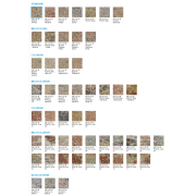 Tvarovka štípaná ze 3 stran - koncová dělitelná. Barvy KB 11-21 B Rustig