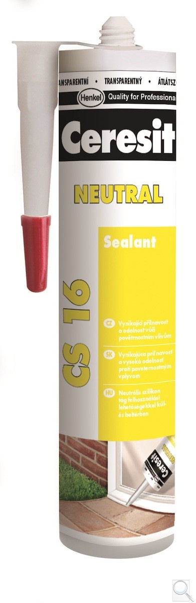 Silikon Ceresit CS 16 transparent 300 ml. 