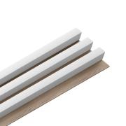 Obkladová Lamela Fineza Spline white 275 x 17,6 cm bílá. SPLINEWO3-001
