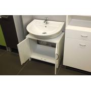 Koupelnová skříňka pod umyvadlo Multi Praxis 55x33,5 cm bílá SKDEMONT. obr. 2