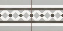 Listela Peronda FS Patchworks grey fo šedá