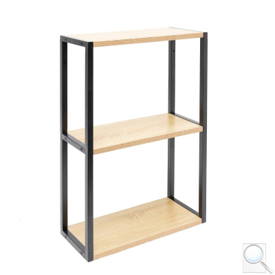 Police Ceramia Easy 39x60x17 cm světlý dub lesk EASYPOL3O. obr. 1